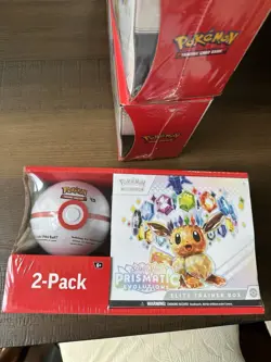 Pokemon TCG Sams Club Prismatic ETB and Pokeball Bundle Sealed New - Image 2