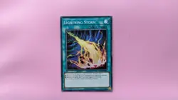 Yugioh Lightning Storm RA01-EN061 1st edition Super rare - Image 1