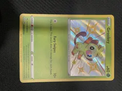 Pokemon TCG Grookey Shining Fates Holo Rare Card SV004/SV122 Near Mint Condition - Image 1