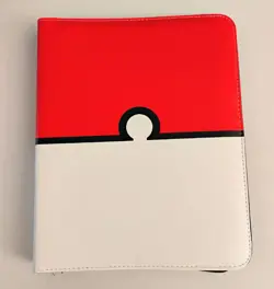 Pokemon Trading Card Binder with Zipper PU Leather 9 Pocket - 360 Card Capacity - Image 1
