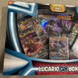 Pokemon TCG Lucario GX Box Trading Card Game New Inbox 2018 - Image 3