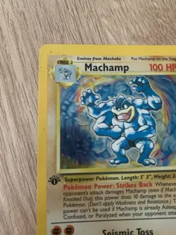 Pokemon Card TCG - Machamp 8/102 Base Set - Holo Rare Vintage WOTC - Image 3