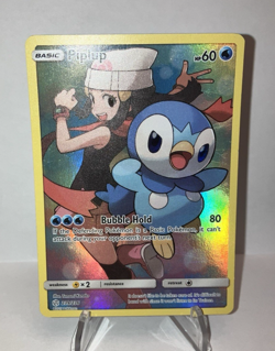 Piplup - 239/236 - Pokemon Cosmic Eclipse Sun & Moon Secret Rare Card NM - Image 1