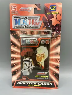 Gundam M.S. War Trading Card Game Oz Corps 10 Card Factory Sealed Booster Pack - Image 1