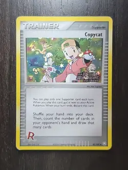 Copycat 83/109 EX Team Rocket Returns Pokemon Card Reverse Holo Foil Rare - Image 1