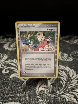 Copycat 83/109 EX Team Rocket Returns Pokemon Card Reverse Holo Foil Rare - Image 1