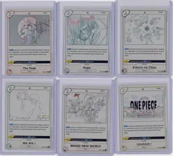 One Piece EB-02 Anime 25th Collection EVENT Rare 6 Card Bundle EB02-008 EB02-020 - Image 1