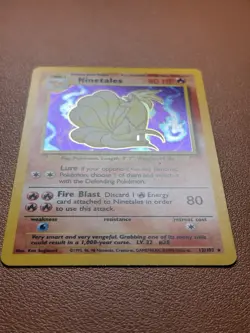 Ninetales - 12/102 - Pokemon Base Set Unlimited Holo Rare Card WOTC LP - Image 4