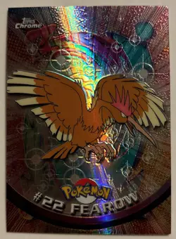 Fearow CARD #22 Spectra-Chrome Topps Chrome Pokemon Card NOT MINT - Image 1