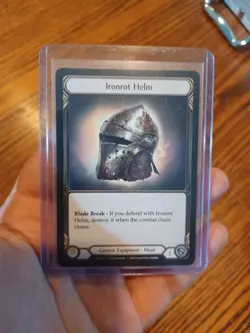 Rare Flesh and Blood Slingshot Underground Ironrot Helm ARTIST PROOF Card *READ* - Image 1