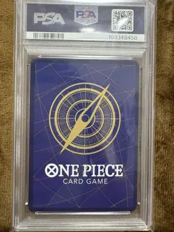 One Piece Shanks PSA10 OP09-WANTED ALT.ART GEM MT 12000 Attack Rare Card - Image 2