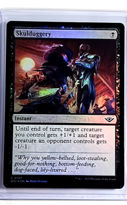 2024 MTG Magic The Gathering OTJ Thunder Junction Foil #107 Skulduggery - Image 1