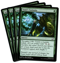 x4 Sami's Curiosity - 0203 - Edge of Eternities - MTG - NM Ships Now - Image 1