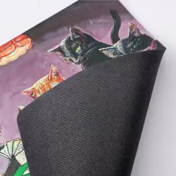 Cat Poker TCG Playmat - 24x14 in Rubber Game Mat for MTG, Pokemon, CCGs - Image 5