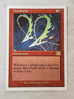 NM Manabarbs Classic Sixth Edition Mtg Magic the Gathering - Image 1
