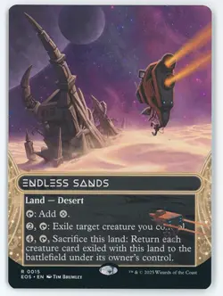 Endless Sands (Borderless) #0015 MTG Edge of Eternities Magic The Gathering - Image 1