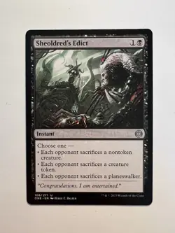 Sheoldred's Edict - MTG Phyrexia: All Will Be One - NM - Image 1