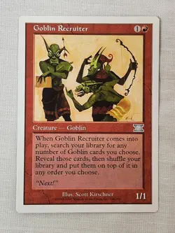 NM Goblin Recruiter Classic Sixth Edition Mtg Magic the Gathering - Image 1