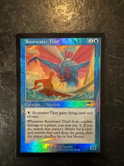 Rootwater Thief - Foil LP, English MTG Nemesis - Image 1