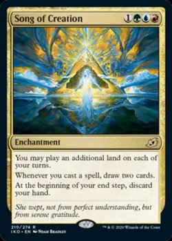 Song of Creation - Light Play MTG Ikoria: Lair of Behemoths - Image 1