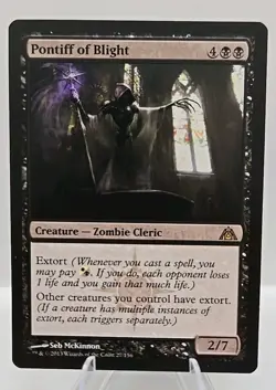 Pontiff of Blight MTG Dragon's Maze Regular - Image 1
