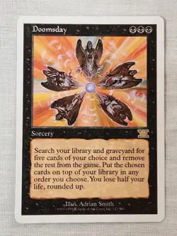 NM Doomsday Classic Sixth Edition Mtg Magic the Gathering - Image 1