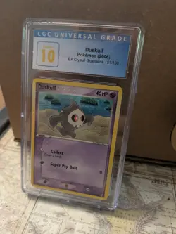 (POP 8) CGC 10 PRISTINE Pokemon Duskull EX Crystal Guardians 51/100 Card - Image 2