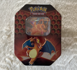 2019 Pokemon Trading Card Game Hidden Fates Fall Tin featuring Charizard GX NEW! - Image 1
