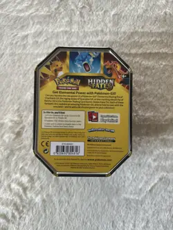 2019 Pokemon Trading Card Game Hidden Fates Fall Tin featuring Charizard GX NEW! - Image 3