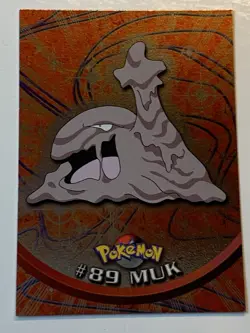 2000 Topps Pokemon TV #89 Muk Silver Foil FREE COMBINED SHIP - Image 1
