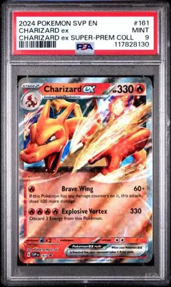 2024 POKEMON SVP SUPER-PREMIUM COLLECTION PROMO 161 CHARIZARD EX - PSA 9 - Image 1