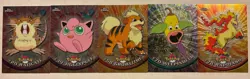 JIGGLYPUFF RATICATE GROWLITHE WEEPINBELL & RAPIDASH Topps Chrome Pokemon Cards - Image 1