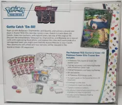 Scarlet Violet 151 Pokemon Center Elite Trainer Box Exclusive ETB ~ NEW SEALED - Image 2