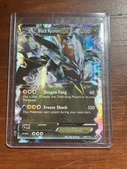 2013 Pokemon Black And White Legendary Treasures Black Kyurem EX 100/113 - Image 1