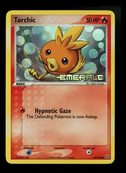 Torchic 69/106 EX Emerald 2005 Reverse Holo Pokemon Card TCG - Image 1