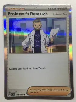 Professor's Research - 190/198 - Reverse Holo - Scarlet & Violet *NM TCG POKEMON - Image 1