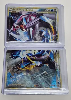 Palkia & Dialga Legend 101/102 and 102/102 Triumphant Holo Pokemon Near Mint - Image 1