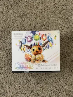 Pokemon Center Exclusive Prismatic Evolutions Elite Trainer Box - Image 1