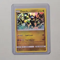 Zygarde Holo Rare 100/147 Sun & Moon Burning Shadows Pokemon TCG 2017 NM - Image 1