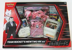 Pokemon TCG Team Rocket's Mewtwo ex Set Box Brand New Sealed 2025 - Image 1