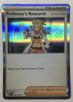 Professor's Research 189/198 Pokemon Scarlet & Violet Holo Rare NM - Image 1