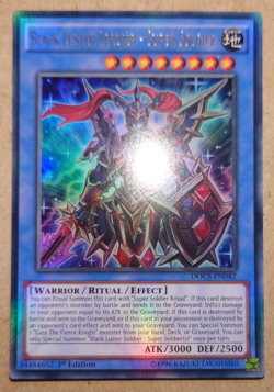 Yugioh Black Luster Soldier - Super Soldier DOCS-EN042 Ultra Rare 1st Edition - Image 3