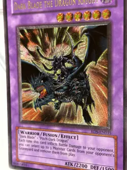 Yugioh RDS-EN035 Dark Blade the Dragon Knight Ultimate Rare Vintage Original NM - Image 2