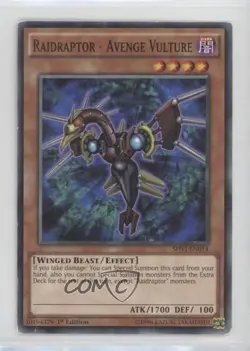 Raidraptor - Avenge Vulture 1st Ed. YuGiOh Shining Victories #SHVI-EN014 xy1 - Image 1