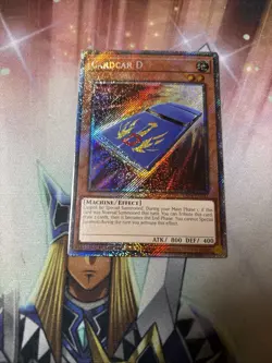 Yugioh Cardcar D RA04-EN181 Platinum Secret Rare 1st Edition Near Mint - Image 1