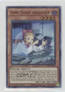 UR - Time Thief Adjuster 1st Ed. YuGiOh Ghosts From The Past #GFTP-EN012 0b3 - Image 1