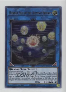 UR - Hieratic Seal of the Heavenly Spheres 1st Ed. YuGiOh Ghosts From Past 0u5r - Image 1