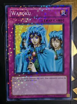 yugioh DT03-EN100 Waboku Duel Terminal Normal Parallel Near Mint RARE CARD - Image 1