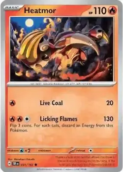 HEATMOR - UNCOMMON - TEMPORAL FORCES - POKEMON CARD - 031/162 - Image 1