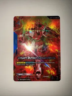 GUNDAM TCG CARD GAME UNICORN GUNDAM (UNICORN MODE) GD01-005 R+ FOIL ENG NEWTYPE - Image 1